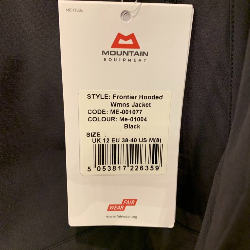MEC Black Frontier Hooded Jacket - Picture 4 of 5